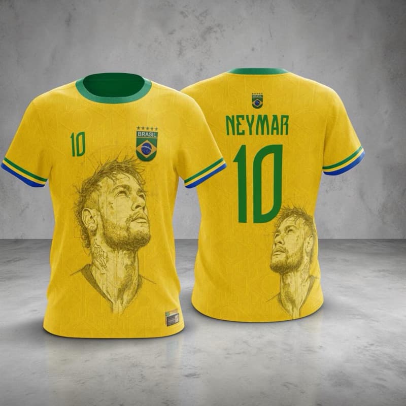 camisa Brasil Neymar