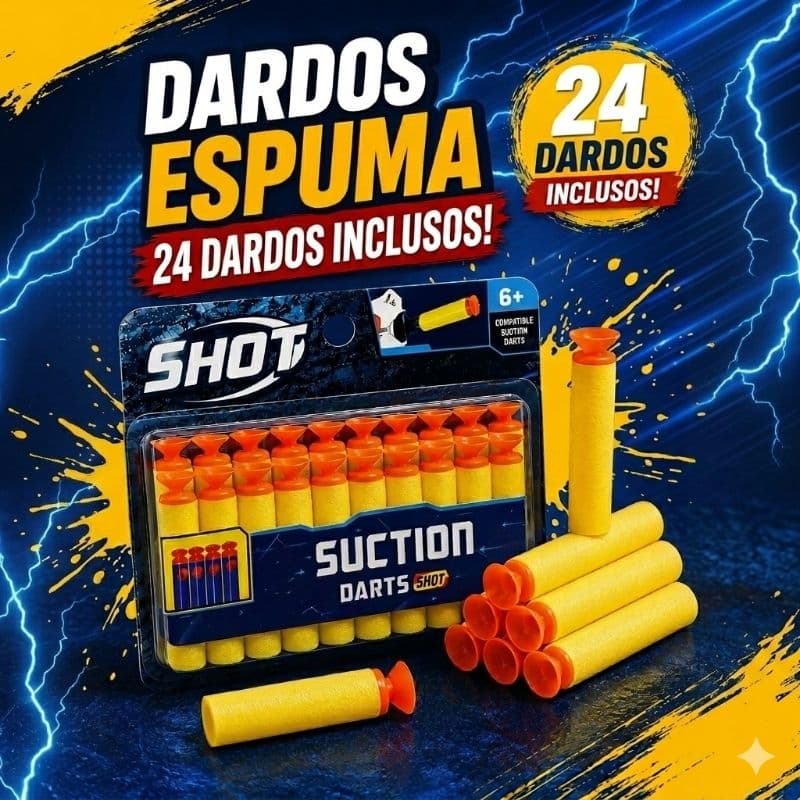 24/48 pçs Dardos para Nerf  7,2cm Refil Dardos Brinquedo