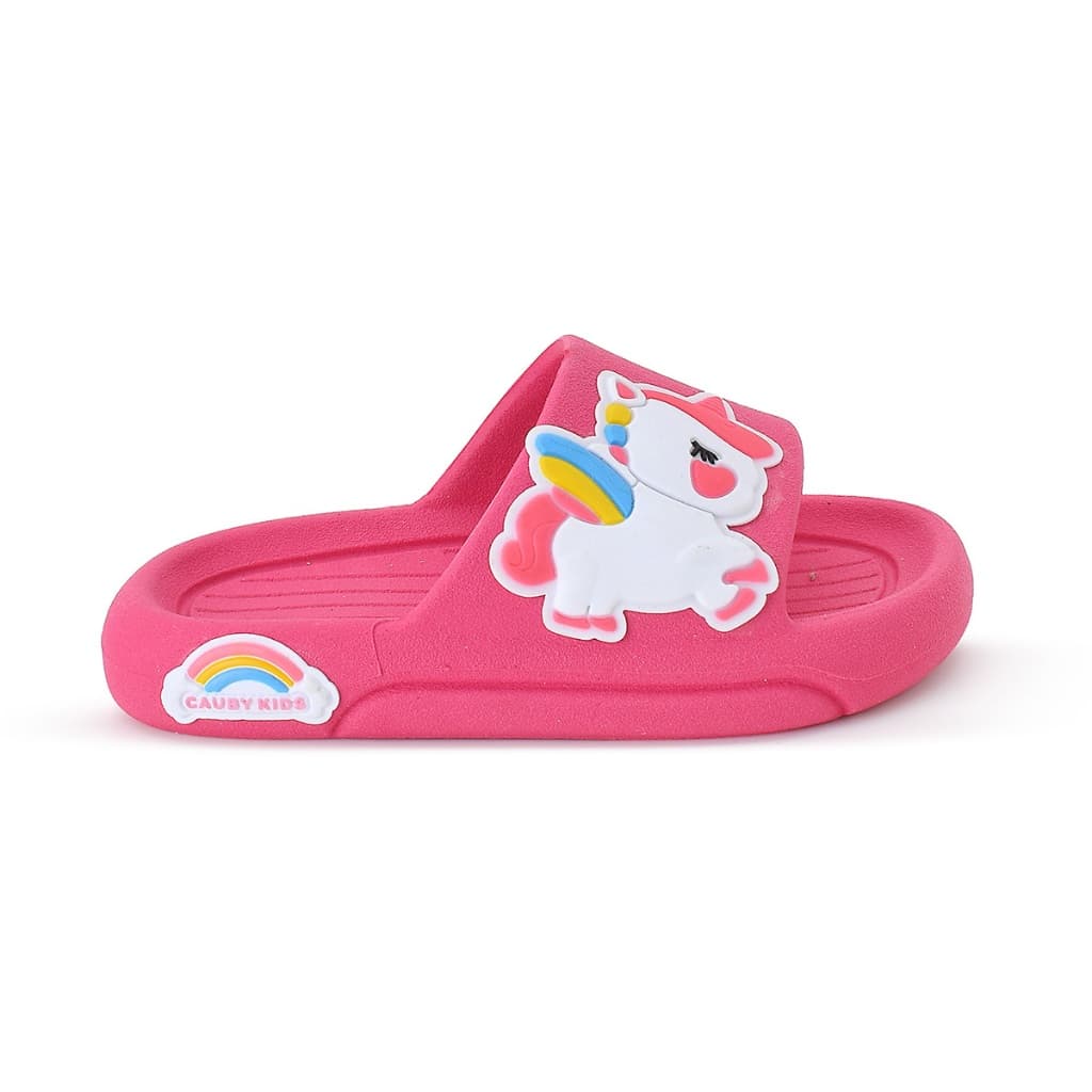 Chinelo Slide Nuvem Infantil Menina Sandália Unicórnio Leve