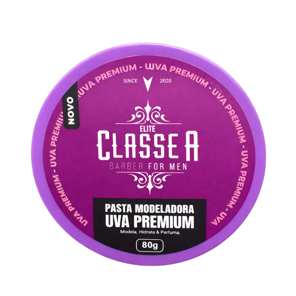 Pasta Modeladora Uva Classe A Premium 80g Efeito Natural