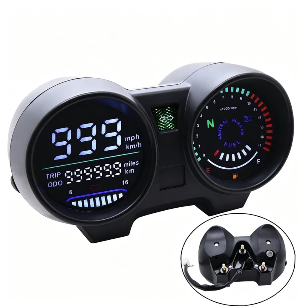 Velocímetro/tacômetro eletrônico para motocicletas brasileiras TITAN 150, Honda CG150 e Fan150 (modelos 2010-2012)