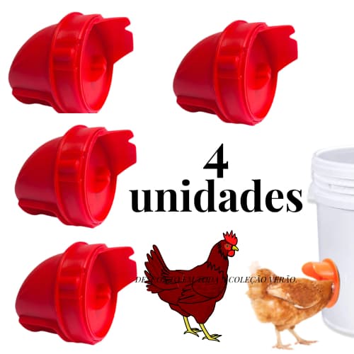 Bocal Para Comedouro Tratador Galinhas Aves Ração