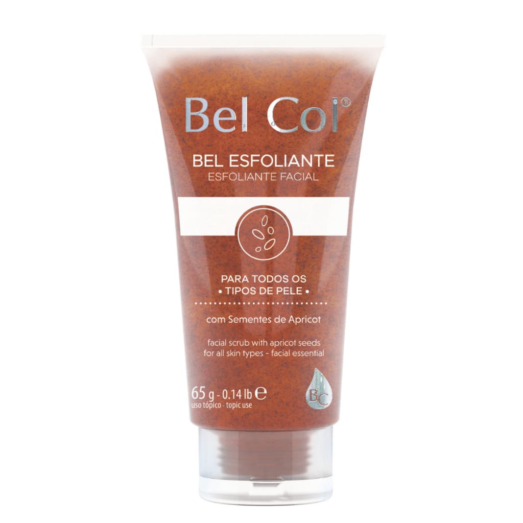 Bel Esfoliante Facial Apricot 65g Esfoliação Suave Renovação da Pele Bel Col