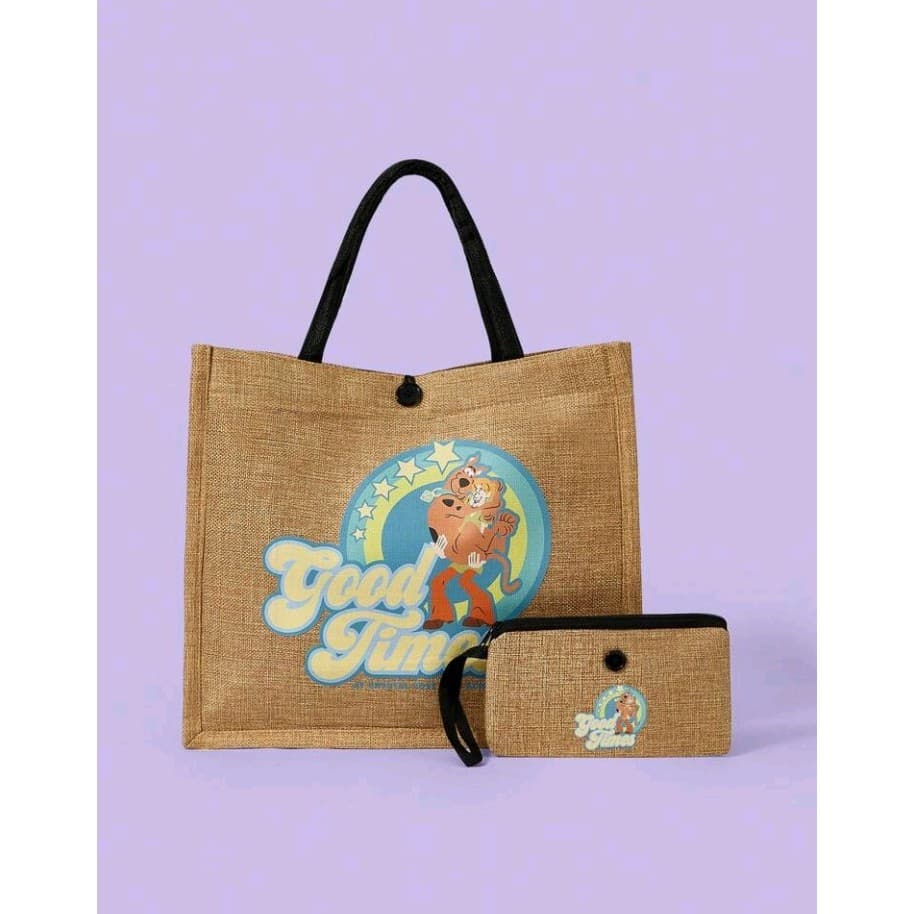 SCOOBY-DOO x Shein conjunto de bolsas 2 em 1