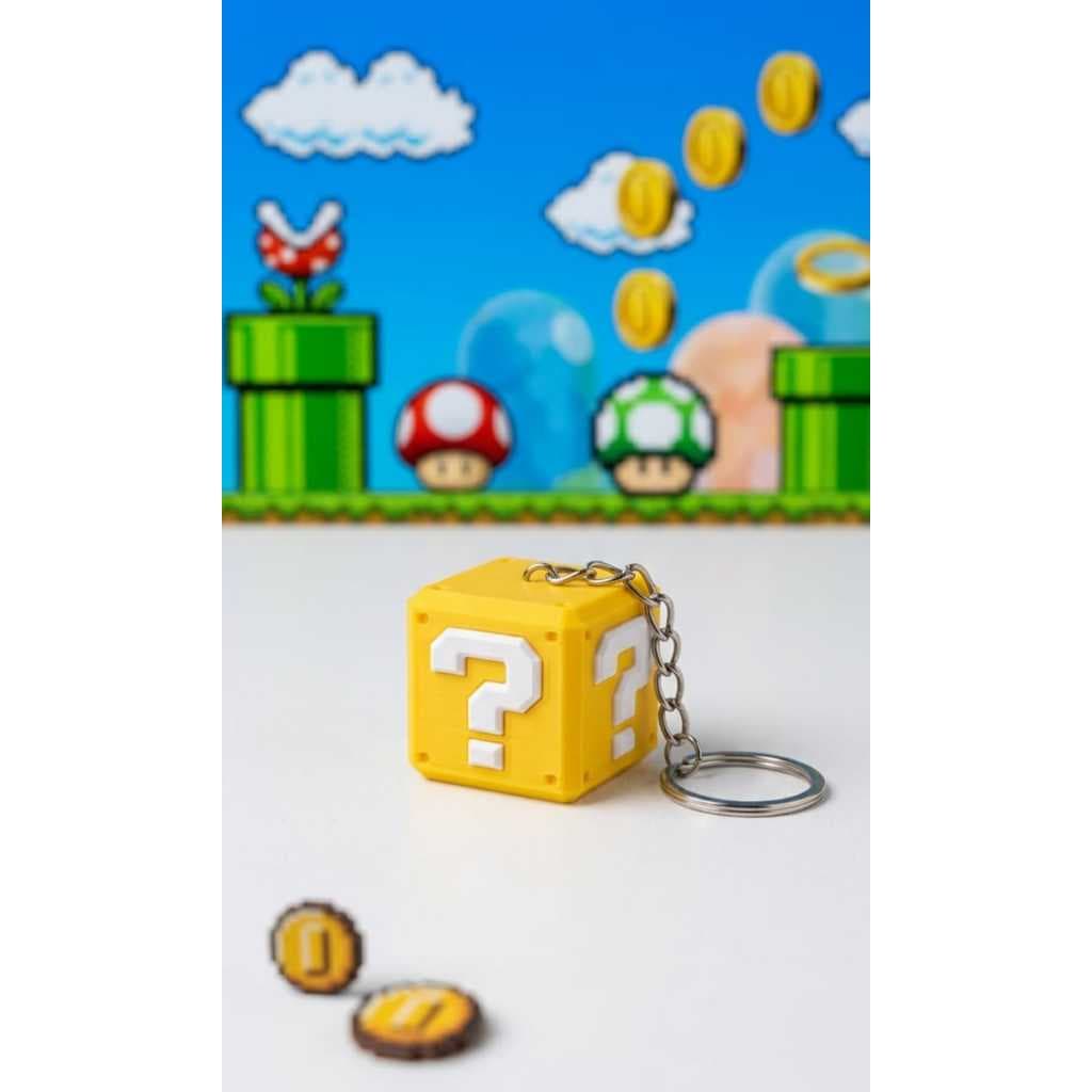 Chaveiro Bloco Interrogação Super Mário Bros