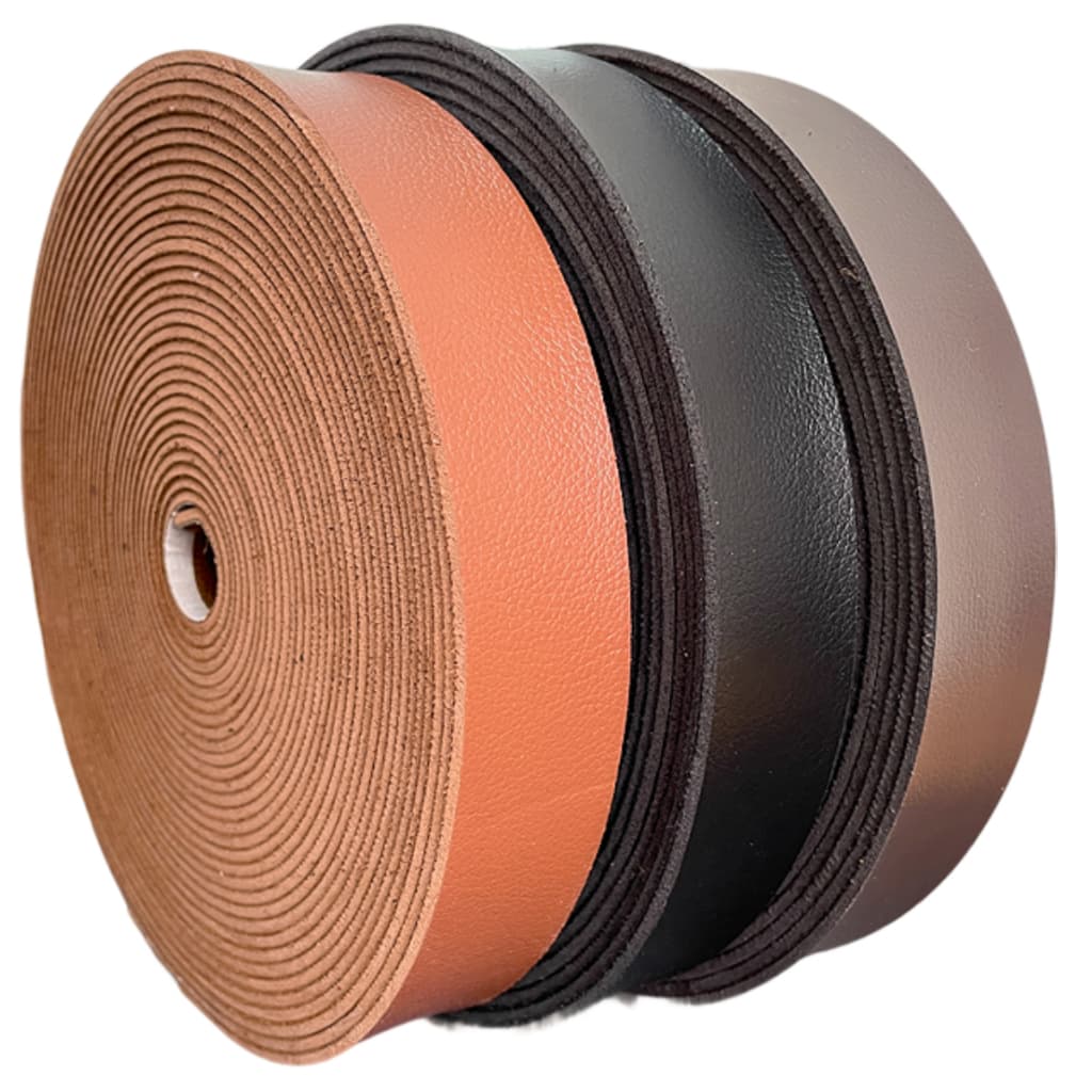 Rolo Tira Couro Sintético Montana espessura 2.5mm - 2cm largura