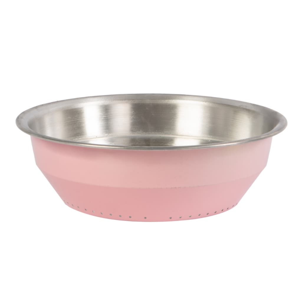 Escorredor de arroz e macarrao aluminio retro pintado tam 24cm