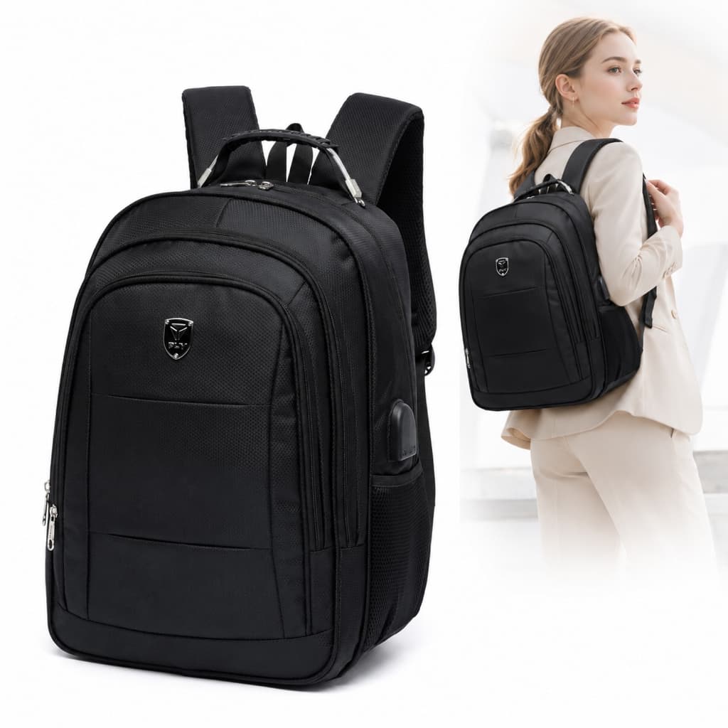 Mochila Executiva Reforçada Notebook USB Múltiplos Bolsos Perfect For You