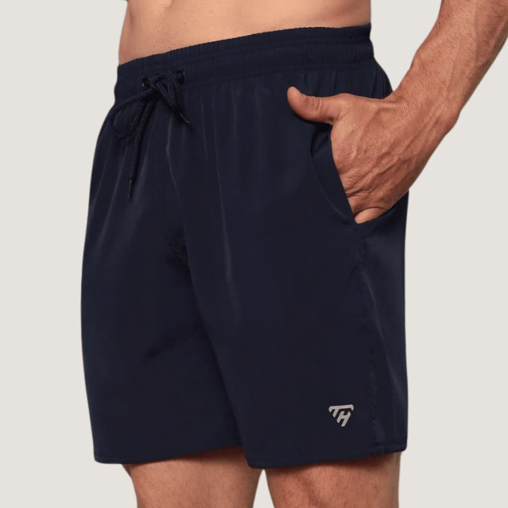 Shorts Masculino Tactel Elastano Bermuda c/ Lycra Praia Liso