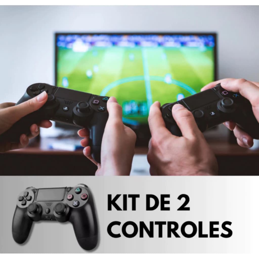 Kit de 2 Controles Tv Samsung Cu8000 Cu7700 Au7700 Bu8000 Qled 4k Xbox celular tablet e PC