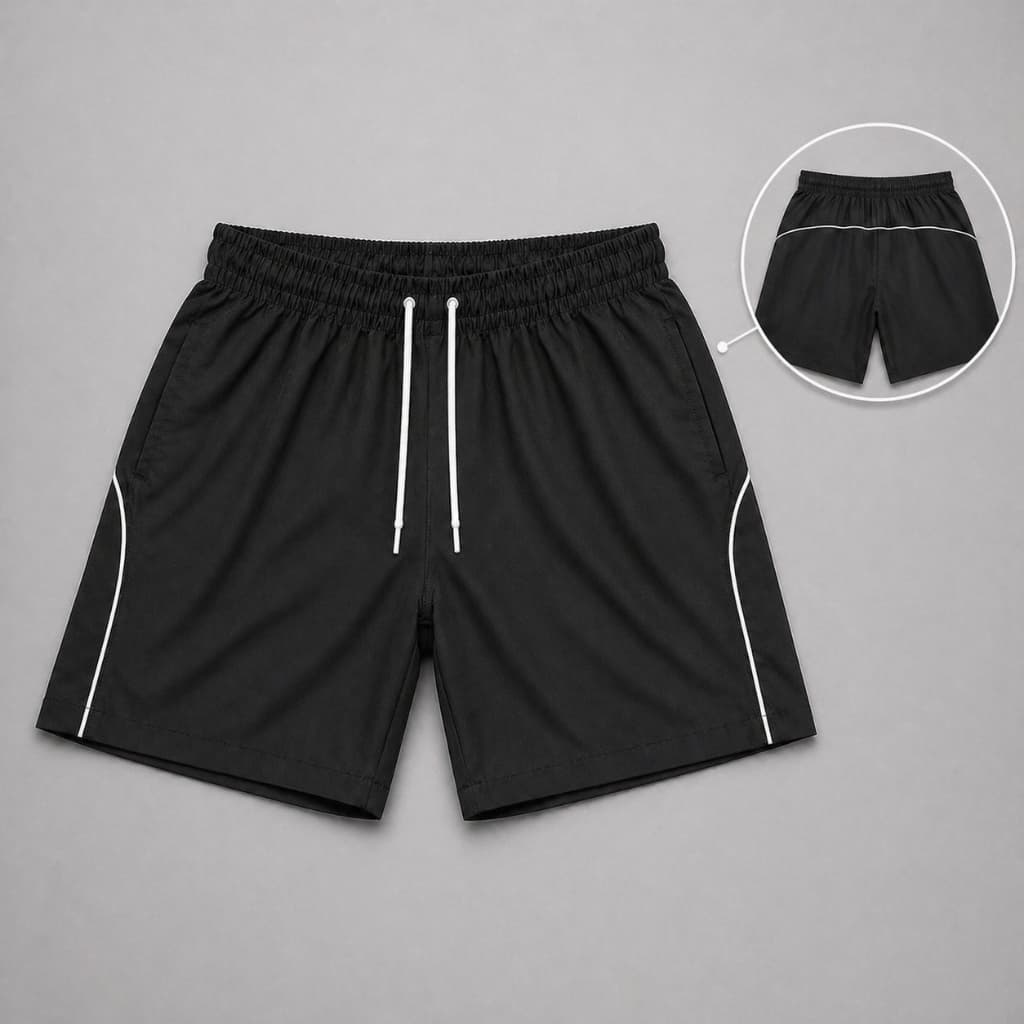 Shorts Elastano Expandex Confort Masculino Casual e Esportivo com Elasticidade e 2 Bolsos Frontais