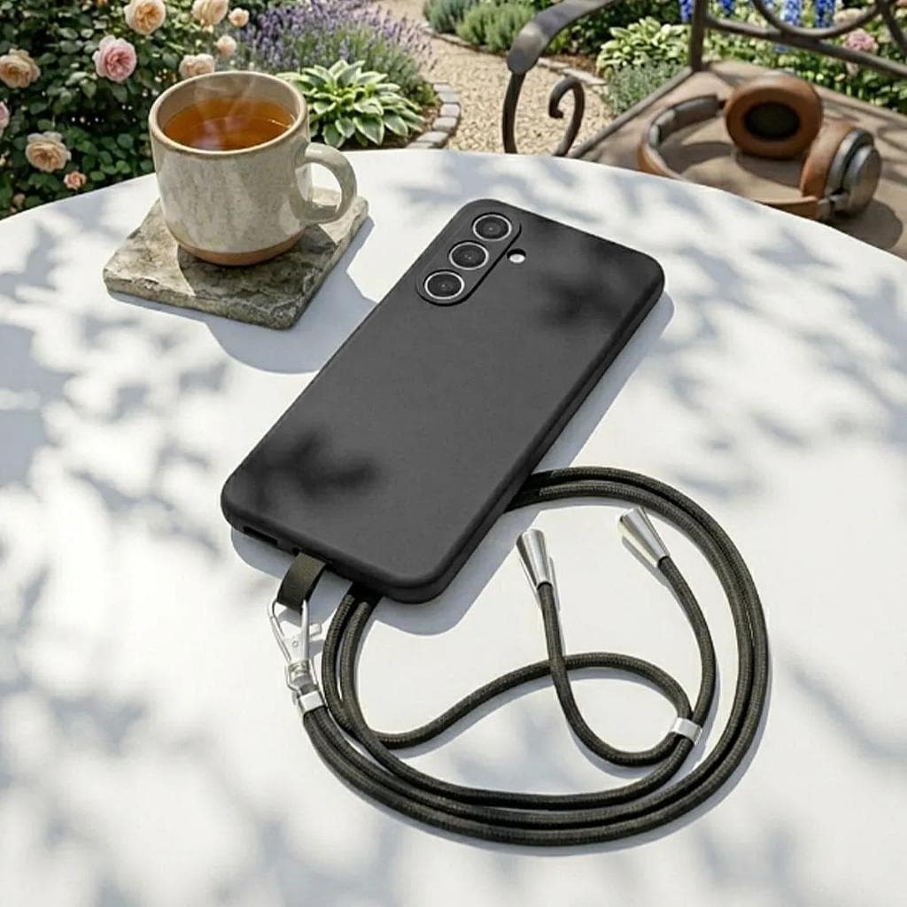 Capa Capinha Samsung S24 S23 FE ULTRA PLUS Silicone Aveludada Premium com Cordão Ajustável Proteção