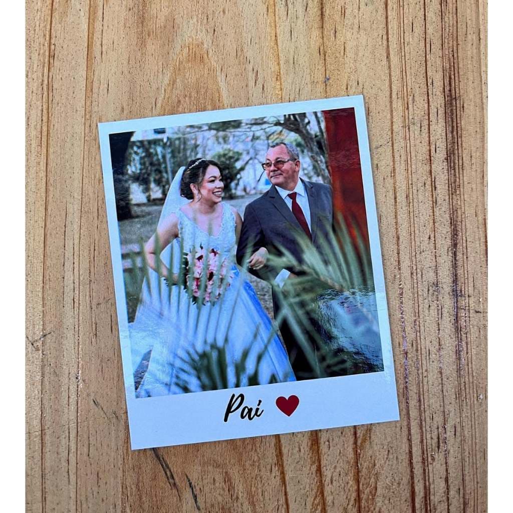 Foto Ímã de Geladeira Personalizado Polaroide | 7x8,5cm - Não desbota - Com ou sem legenda