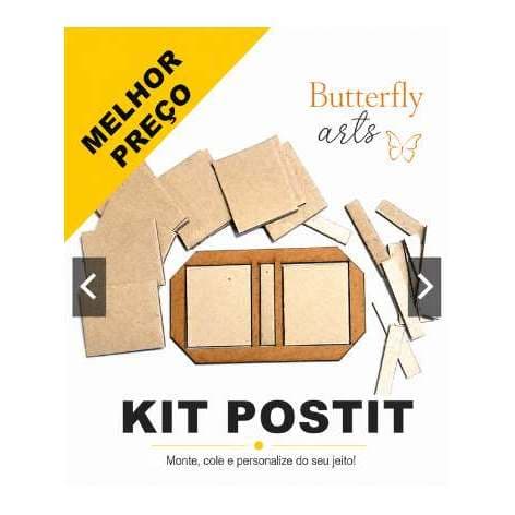 Kit Chaveiro postit - papelão cortado - 100 capas 4,5x5,5cm e 50 lombadas 5,5x1cm