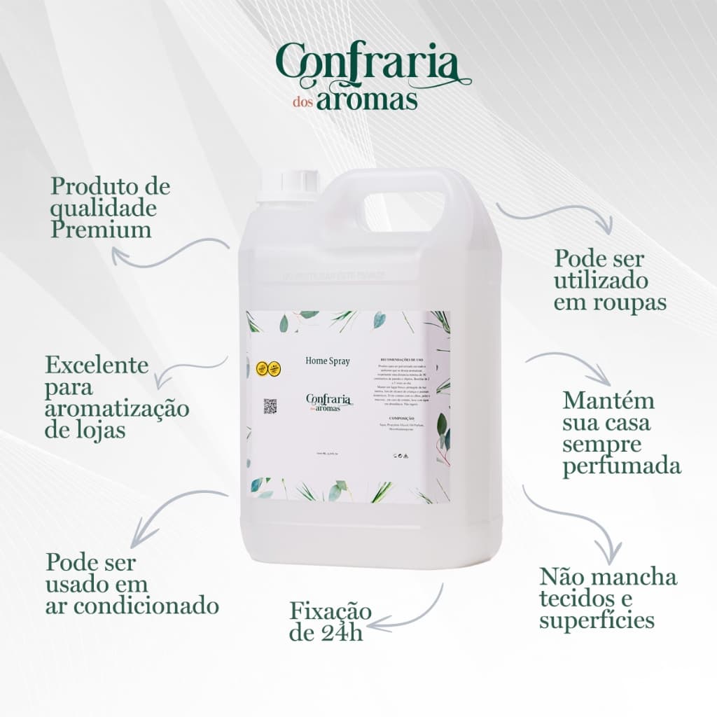 Aromatizador De Ambiente 5 Litros Cheiro de Loja Famosa