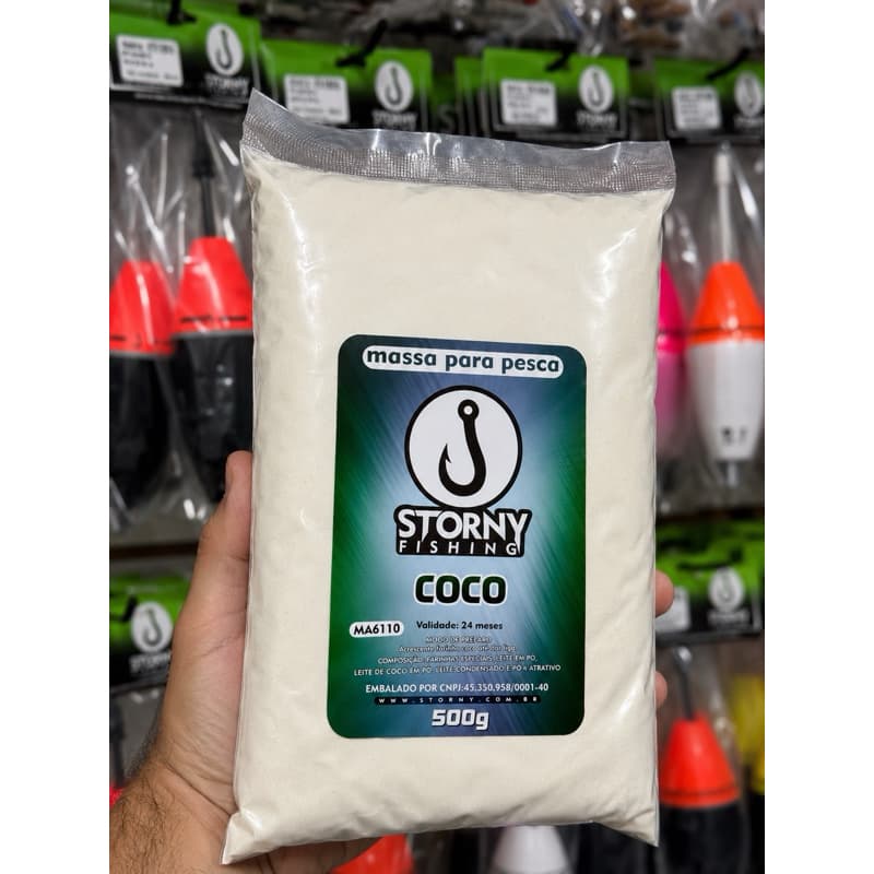 isca massa branca sabor coco com atrativos para tambas aqui a eficácia está garantida pescaria sem dor de cabeça