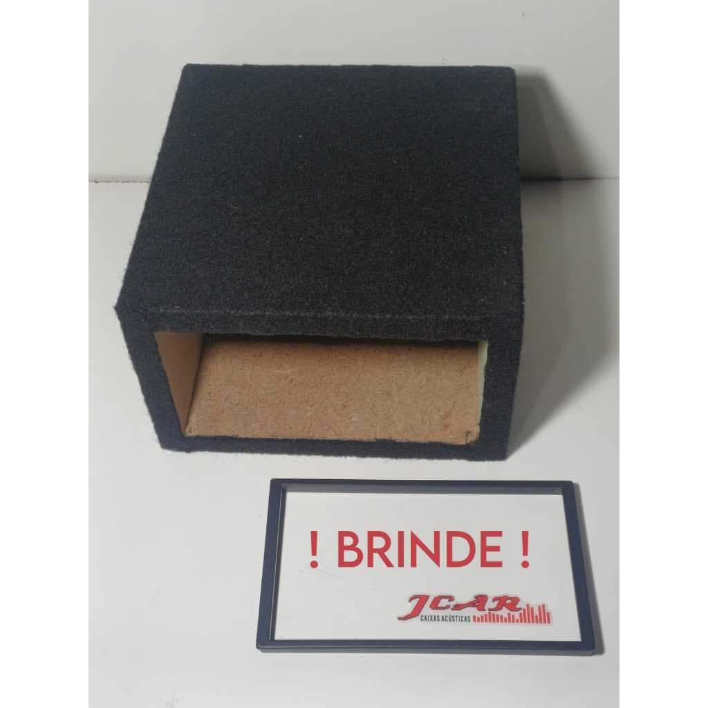 Gabinete Para Rádio Vazio - Multimídia 2 Din Em Carpete Preto + Moldura Preta