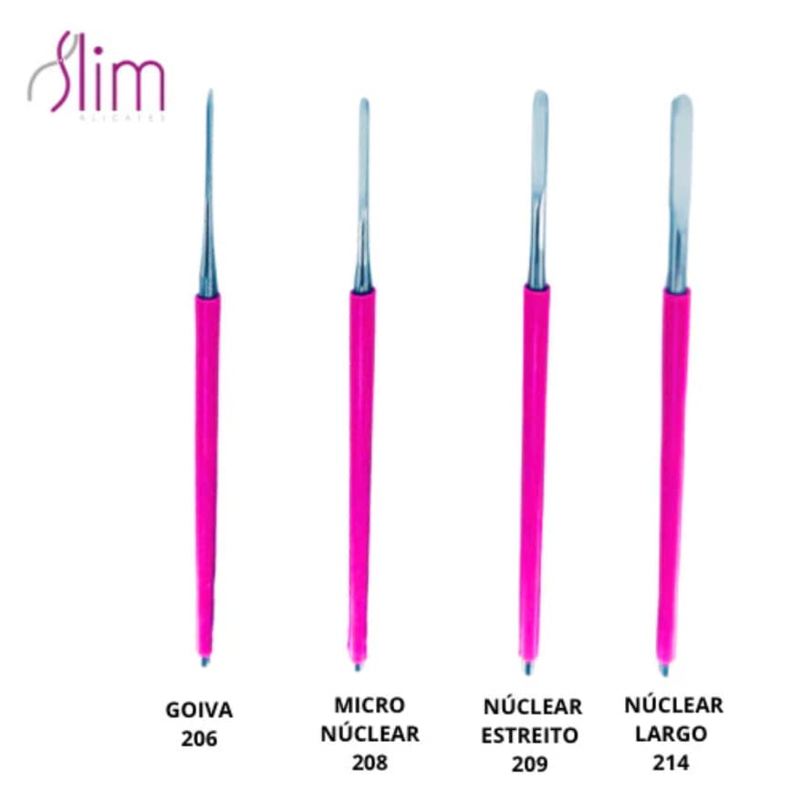 kit Desencravador Rosa Manicure Pedicure Podologia