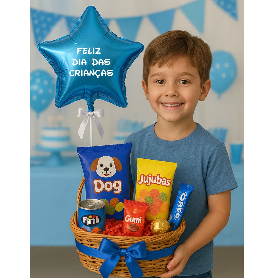 Kit Adesivo Vinil “Feliz Dia das Crianças” – 10x7 cm – Modelo 1