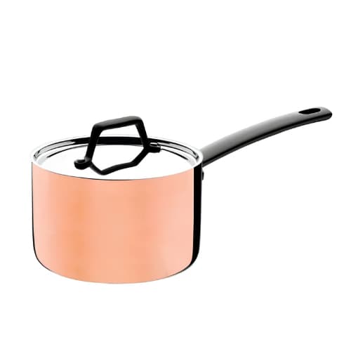 Panela Inox E Cobre Linha Trix 16 Cm Tramontina