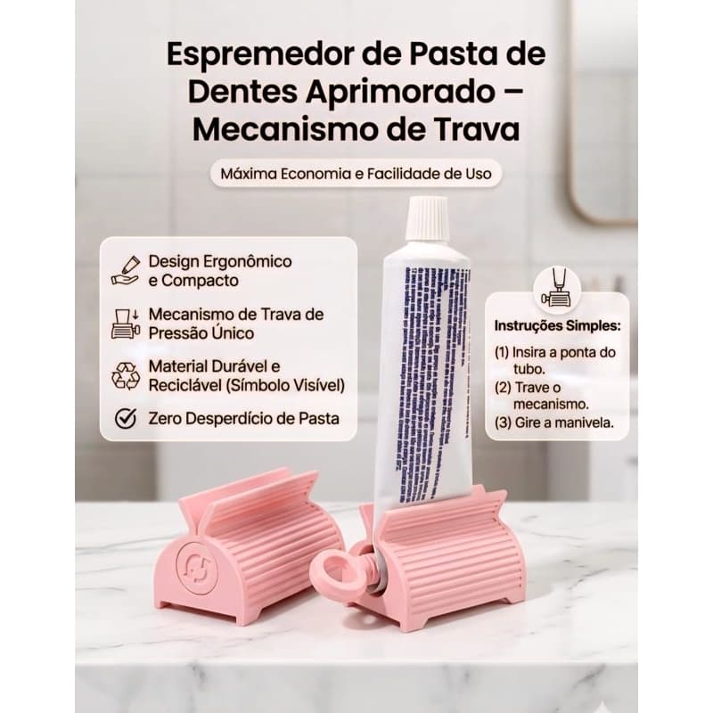 espremedor de pasta de dente