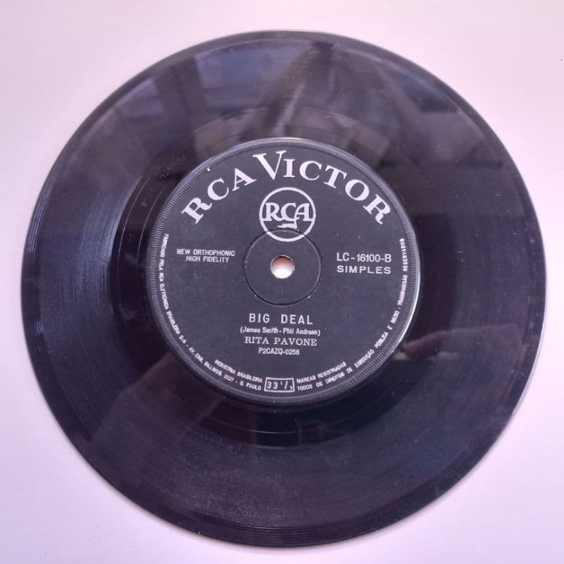 Vinil compacto Rita Pavone: "Big Deal"
