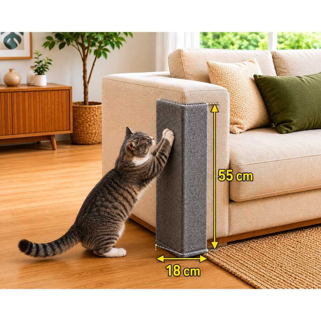 Arranhador Para Gatos Protetor Canto Sofá Cama Box Kit Com 2 Peças