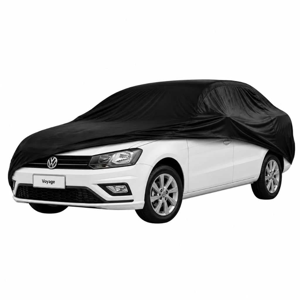 Capa Cobrir Carro Couro 100% Forrada Anti-gato Vw Voyage