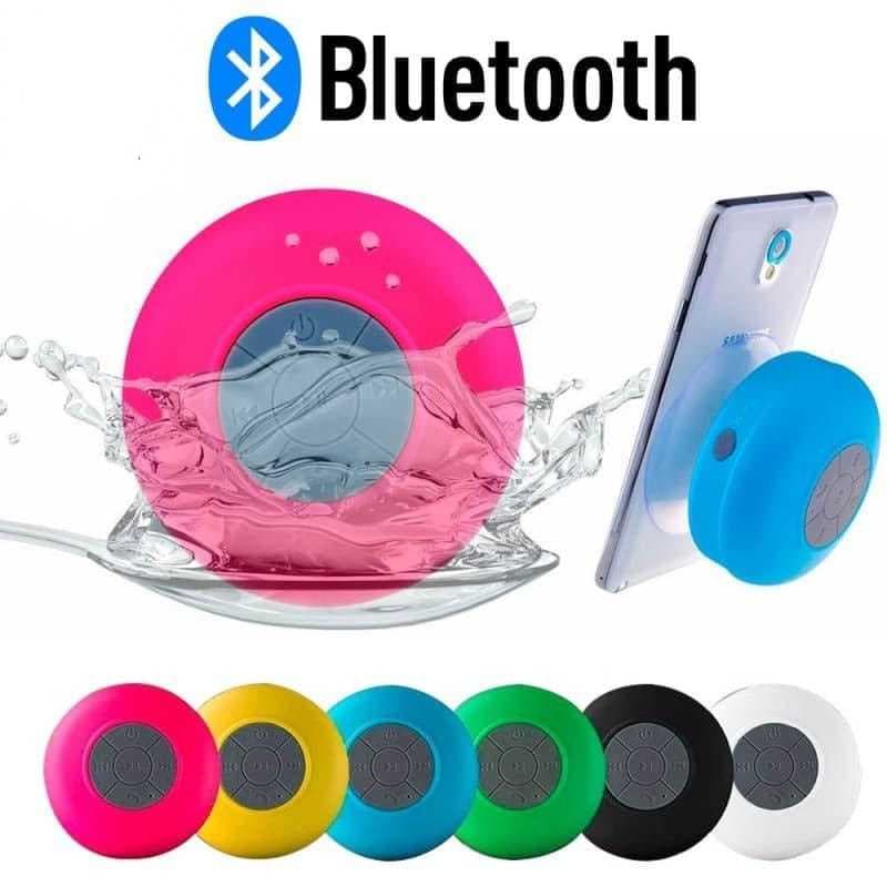 Mini Caixa de Som Banheiro Resiste Agua Prova D Agua para banho Bluetooth Android E Ios