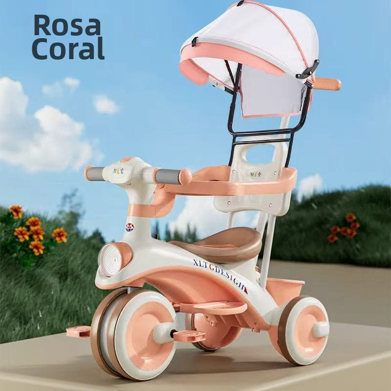 Triciclo infantil removível multifuncional--3606