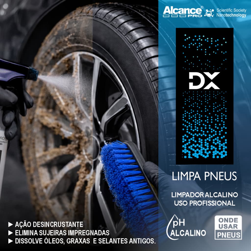 Limpa Pneus E Borrachas Dx 500ml Alcance