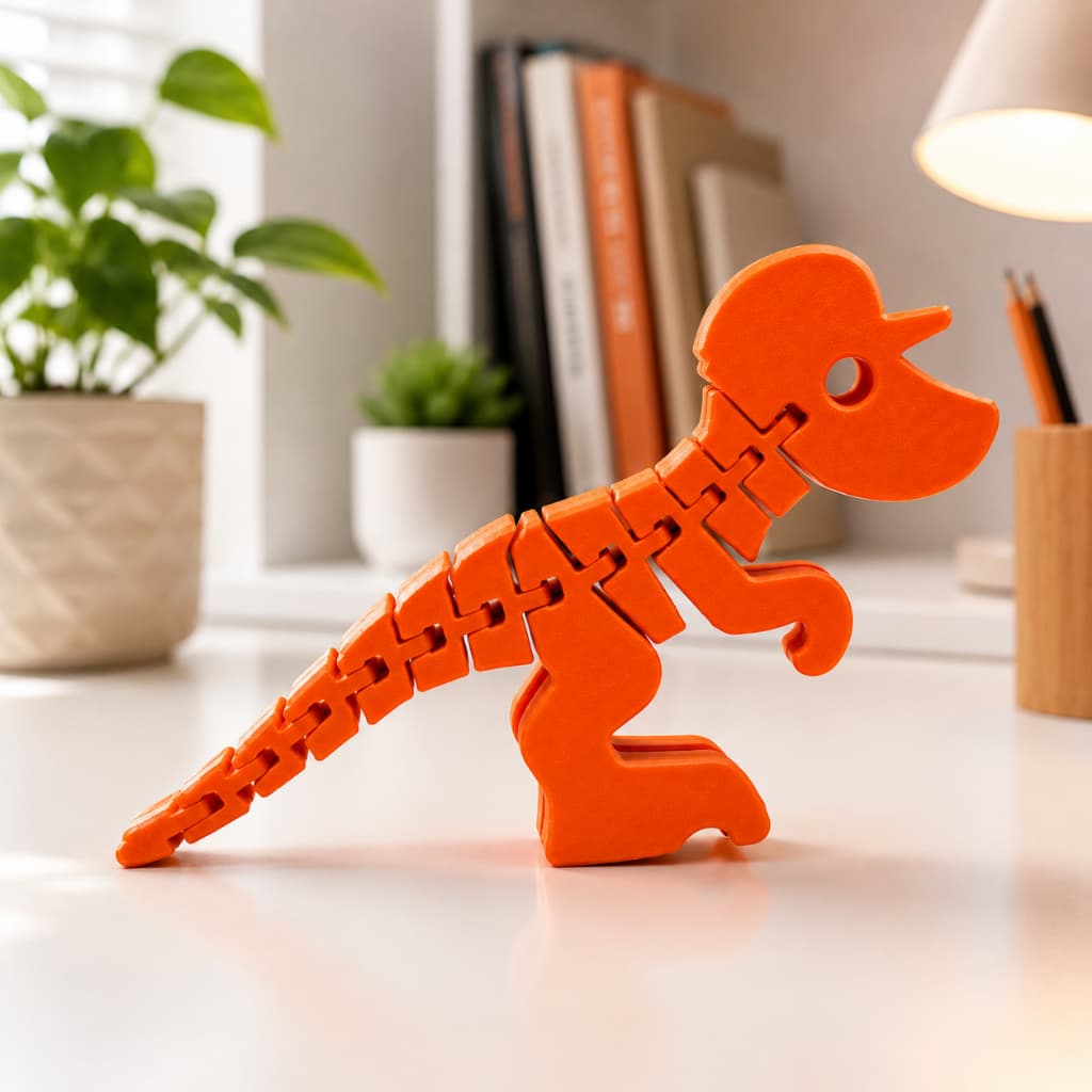 Dinossauro Articulado Flexível Colecionável Brinquedo Decorativo Para todas as idades