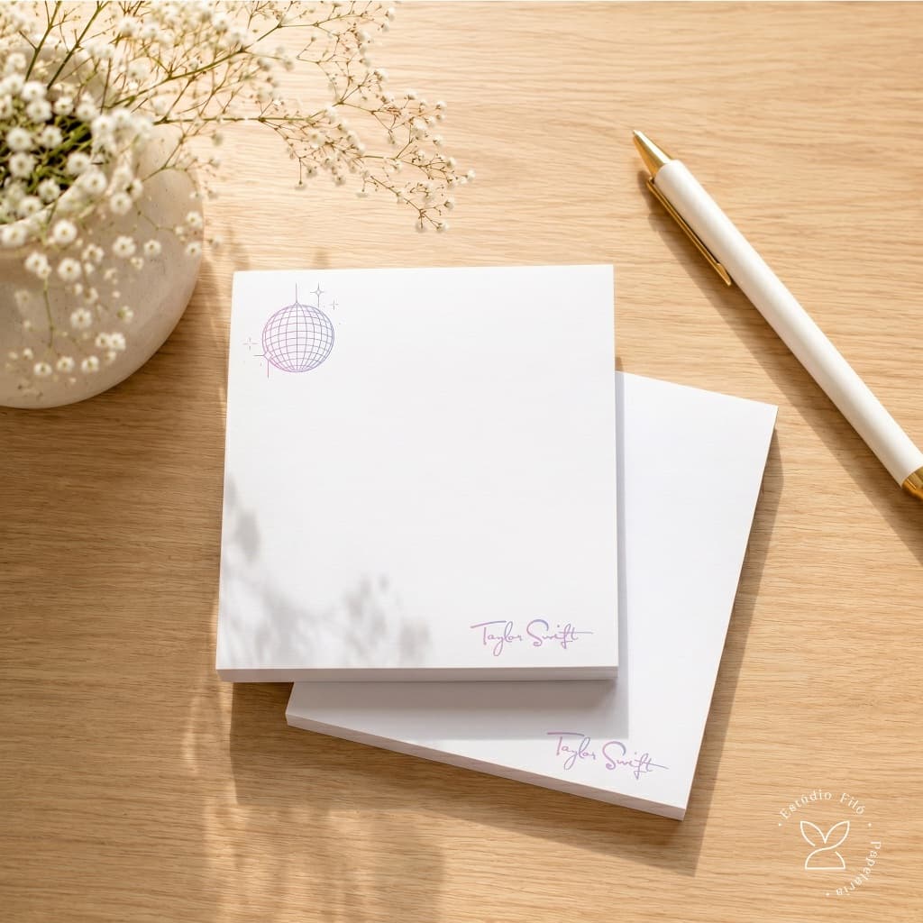 Bloco de anotações folhas destacáveis decorado Taylor Swiftt 50 folhas bloco de notas memo pad