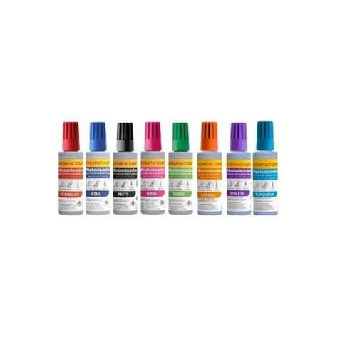 Kit 8 Reabastecedores Quadro Branco Compactor