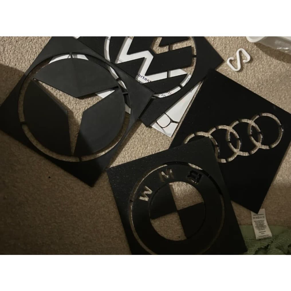 Stencil Logo Automotivo Reutilizável Para Pintura Personalizada