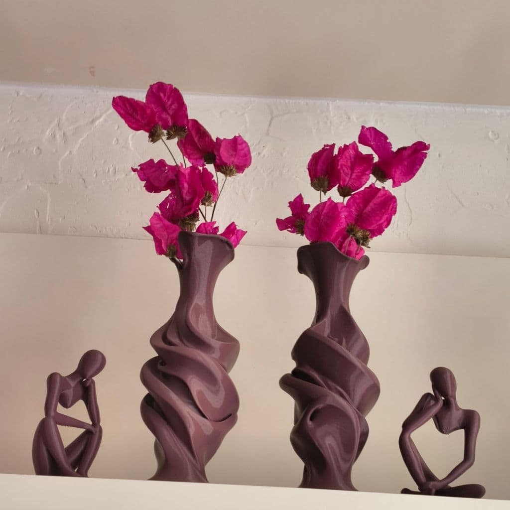 Kit de 2 vaso assimétrico minimalista, arranjo1 pensador, conjunto um trio perfeito, enfeite, Arranjo,decoração