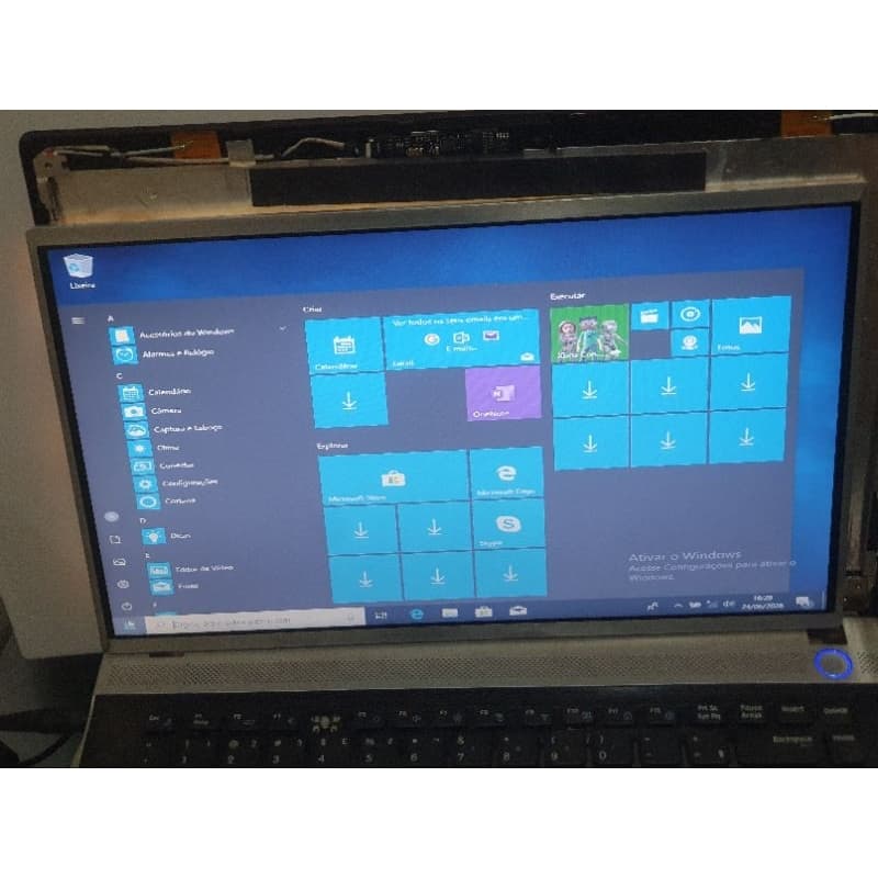 Tela Notebook 14" LG LP140WH4 (TL)(N1) Original Funcionando Com Marcas de Uso