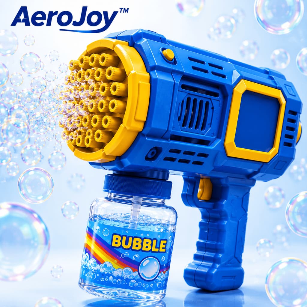 Maquininha de fazer Bolhas de sabão Automática Infantil Brinquedo Divertido Com Refil