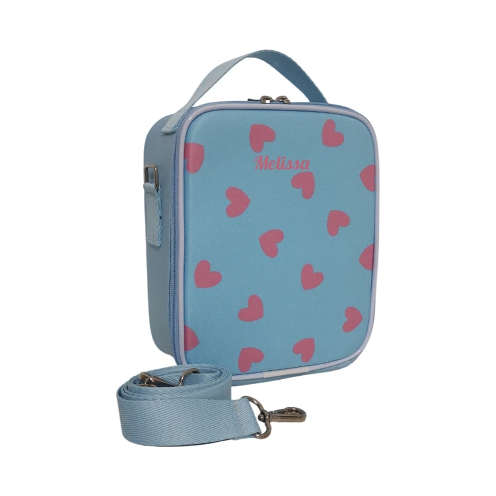 Bolsa Lancheira Termica escolar Personalizada Alça Tiracolo infantil varios temas lancheira escolar
