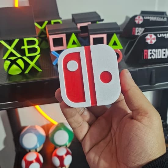 Suporte/ Porta controle para Controle Nintendo Switch – Impressão 3D