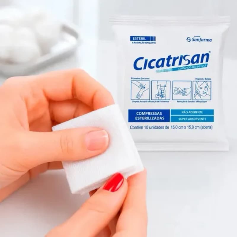 Kit Cicatrisan Compressa Não Aderente Esterilizada