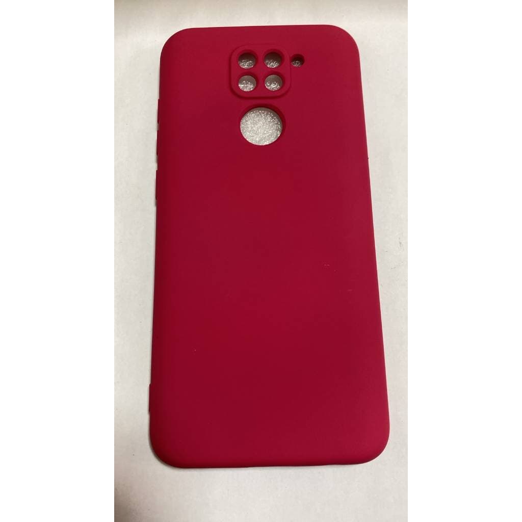 Capinha Silicone Premium Fosca Rosa Escuro Compatível Com Note 9
