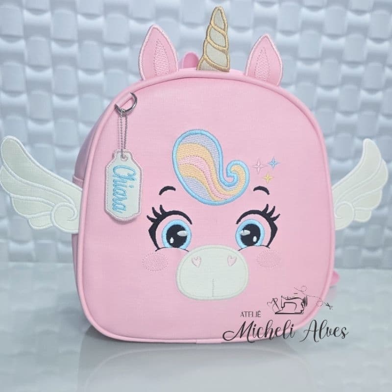 Bolsa /Mochila /Bag infantil Unicórnio