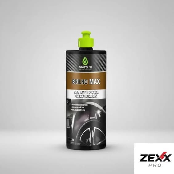 Revitalizador de Caixa de Rodas e Tapetes de Borracha - Brilho Max da Protelim 1,5l