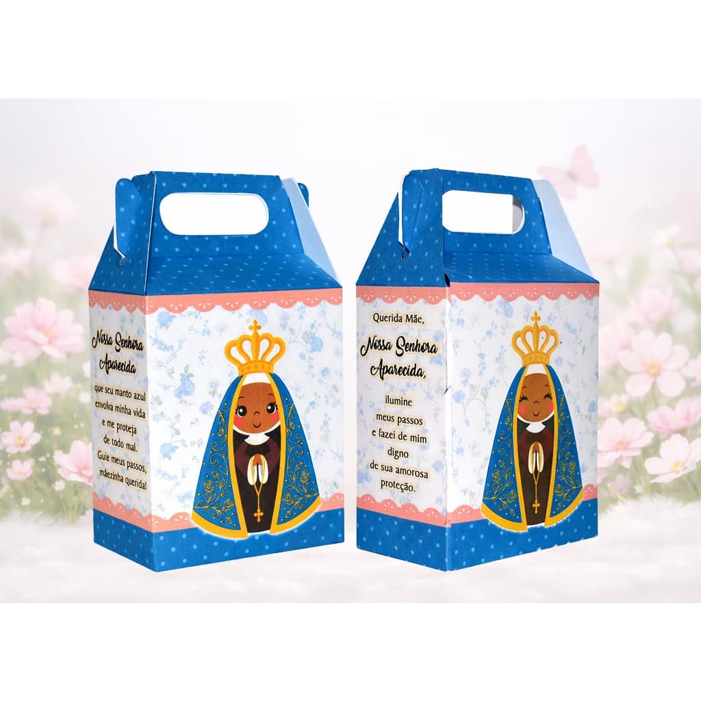 Kit Caixinha Surpresa Nossa Senhora Aparecida Pegue E Monte Não é Personalizado