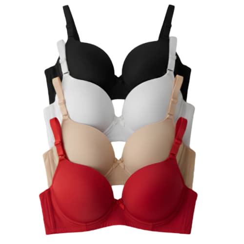 Kit C/4 OU 2 Sutiã Básico em MICRO FRIBRA Com Bojo do P ao GG PROMOÇÃO