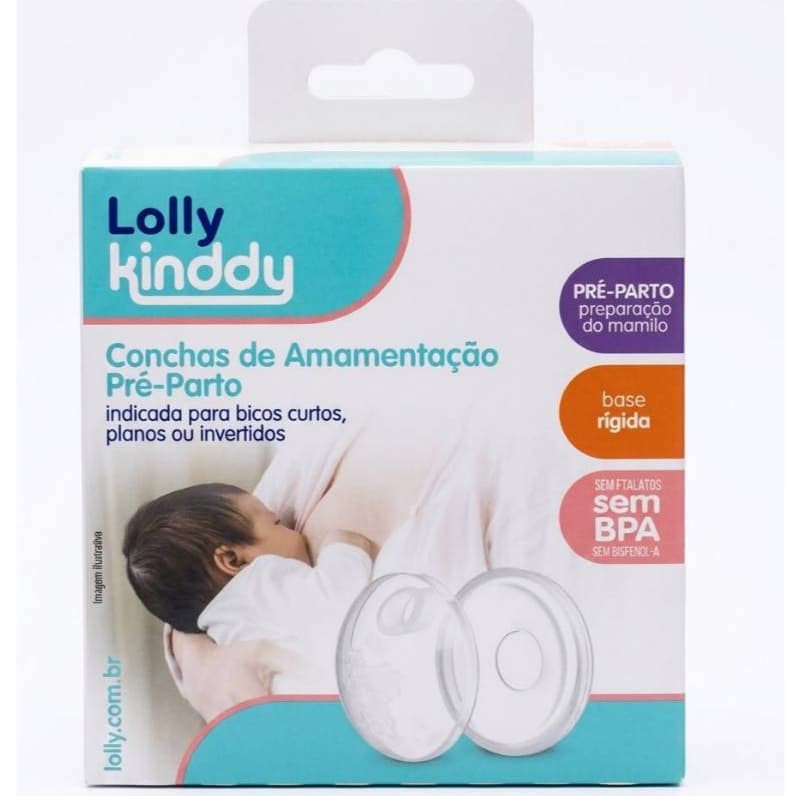 Conchas de Amamentação Pós Parto Base Macia - Lolly