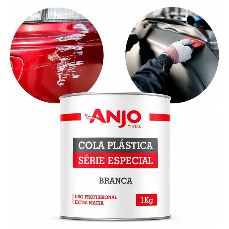 Adesivo Cola Plástica Serie Especial Massa Com Catalisador Anjo