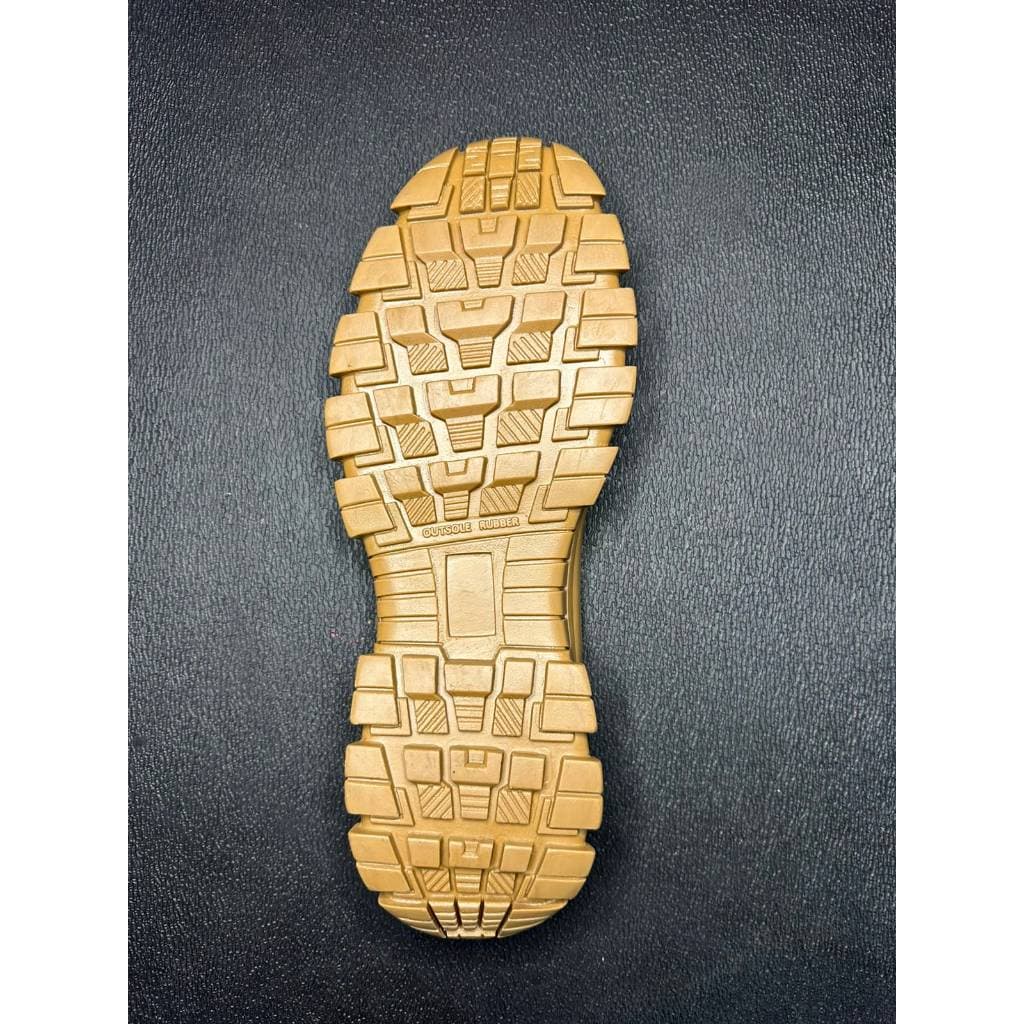 SOLADO DE BORRACHA PARA BOTA/ COTURNO TÁTICO - TRATORADO MILITAR - REPOSIÇÃO - ALTA RESISTENCIA -  NA COR CARAMELO - PAR