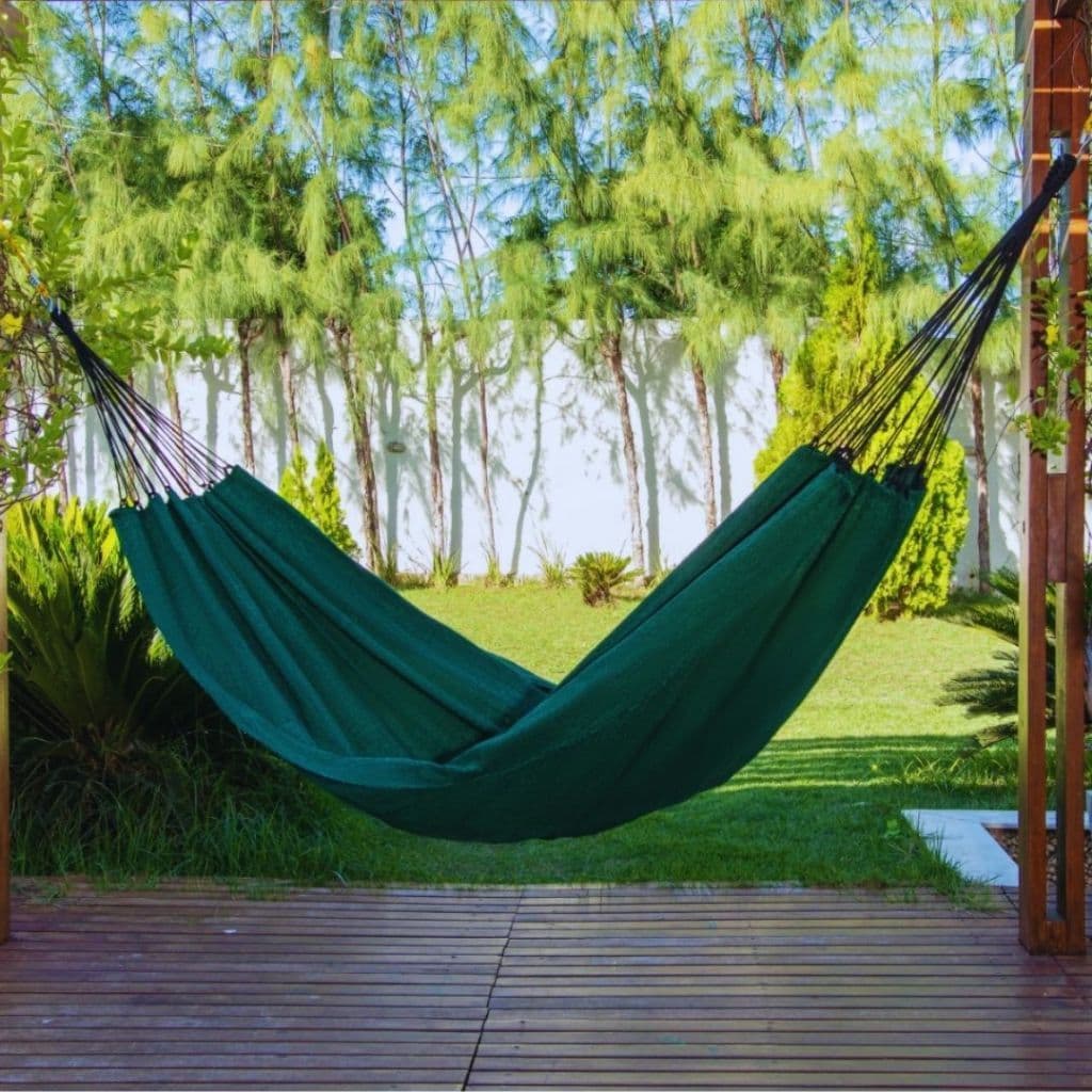 Rede De Dormir Casal Com Detalhes em Renda Descanso Casal Modelo Jeans